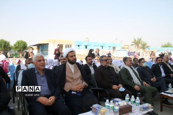 نواختن زنگ استانی شکوفه‌های حسینی در بهبهان