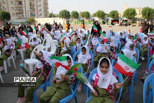 نواختن زنگ استانی شکوفه‌های حسینی در بهبهان