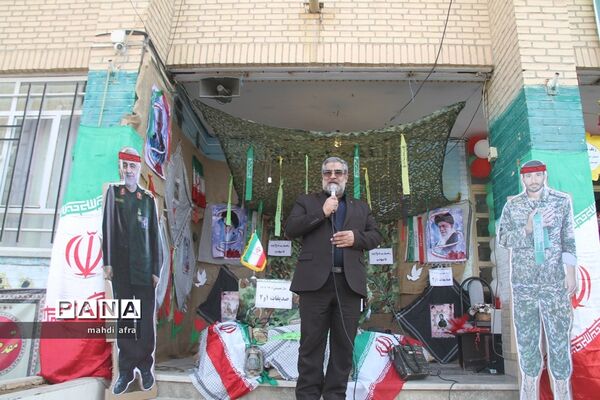 نواختن زنگ استانی شکوفه‌های حسینی در بهبهان