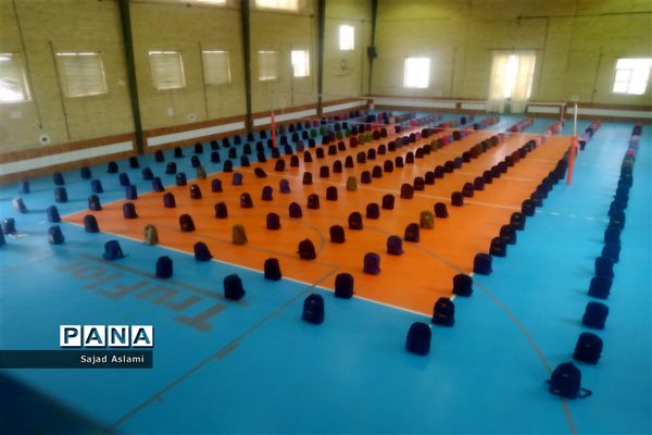 مشق مهر رزمایش کمک‌های مومنانه در شهرستان اقلید-فارس