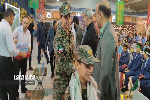 آیین نواختن دوازدهمین زنگ دانش‌آموز شهید در گلزار شهدای بهشت زهرا(س)