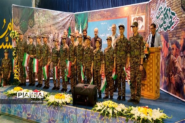 آیین نواختن دوازدهمین زنگ دانش‌آموز شهید در گلزار شهدای بهشت زهرا(س)