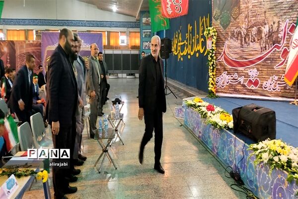 آیین نواختن دوازدهمین زنگ دانش‌آموز شهید در گلزار شهدای بهشت زهرا(س)