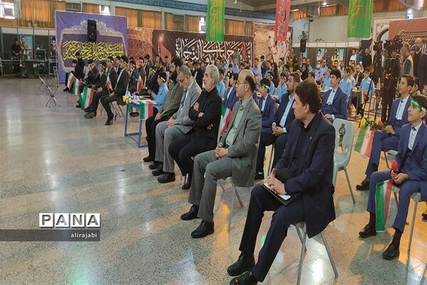 آیین نواختن دوازدهمین زنگ دانش‌آموز شهید در گلزار شهدای بهشت زهرا(س)