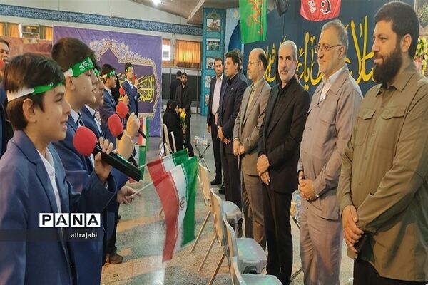 آیین نواختن دوازدهمین زنگ دانش‌آموز شهید در گلزار شهدای بهشت زهرا(س)