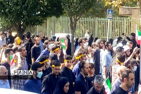 راهپیمایی مردمی علیه اغتشاشگران در تمامی نواحی و مناطق استان البرز