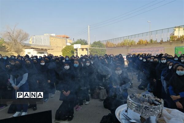 وداع با شهید گمنام در دبیرستان سروش