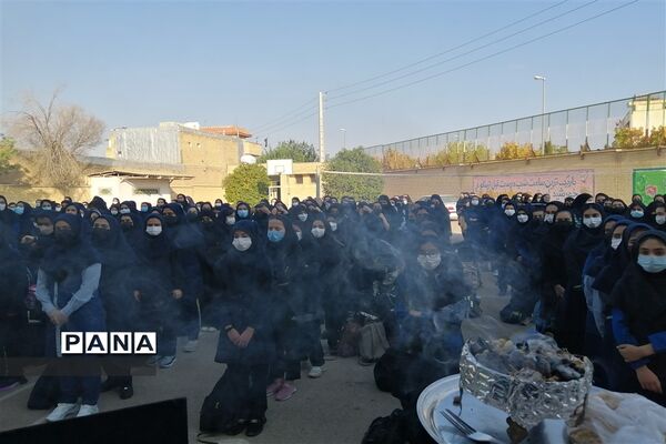 وداع با شهید گمنام در دبیرستان سروش