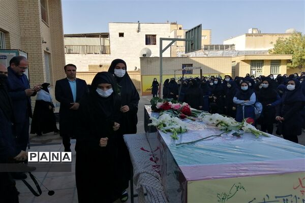 وداع با شهید گمنام در دبیرستان سروش