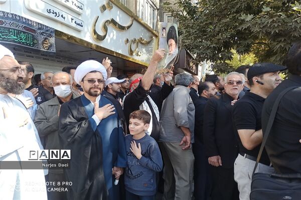 راهپیمایی علیه اقدامات آشوبگرانه