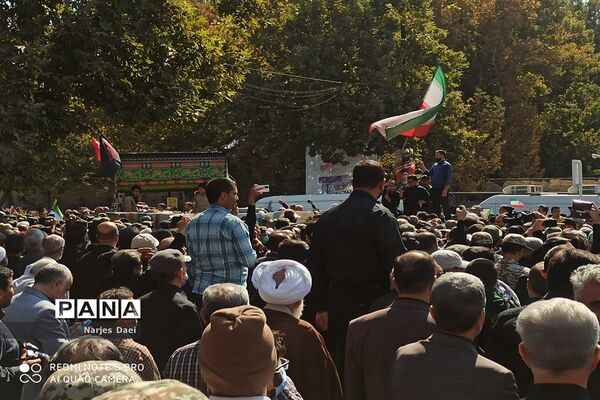راهپیمایی علیه اقدامات آشوبگرانه