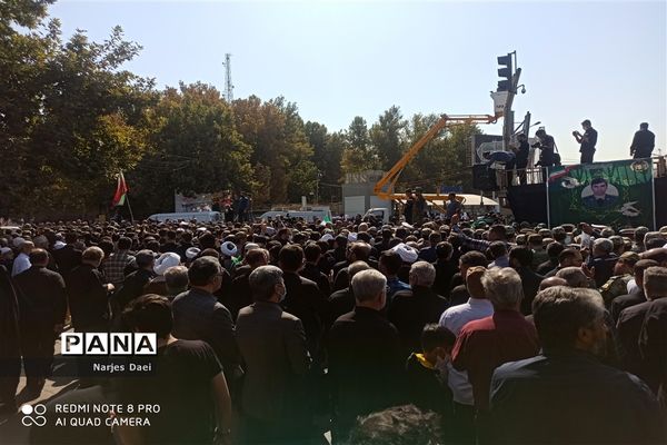 راهپیمایی علیه اقدامات آشوبگرانه