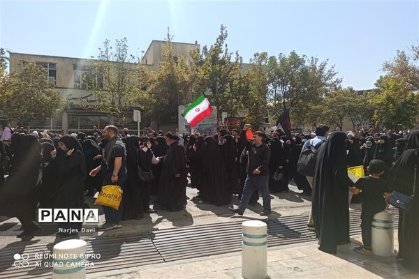 راهپیمایی علیه اقدامات آشوبگرانه