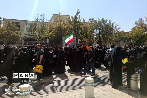 راهپیمایی علیه اقدامات آشوبگرانه