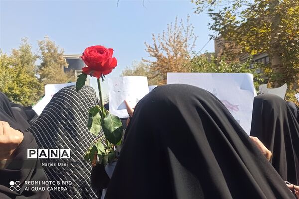 راهپیمایی علیه اقدامات آشوبگرانه