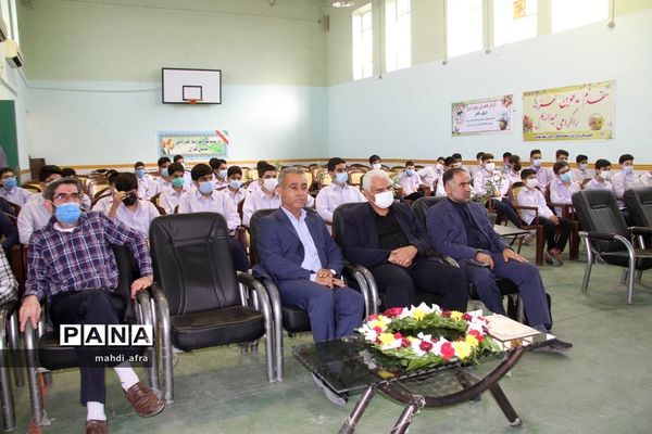 زنگ نمادین بازگشایی مدارس در شهرستان بهبهان