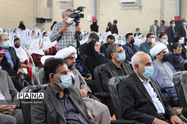 آیین نواختن زنگ بازگشایی مدارس در هرمزگان