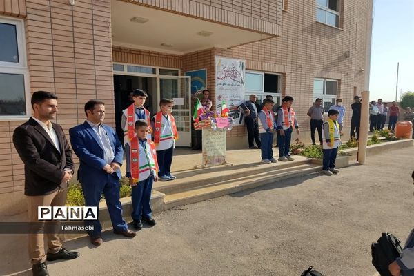 مراسم نمادین بازگشایی مدارس در شهرستان ورزنه-اصفهان