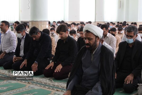 نواختن زنگ نماز در اولین روز بازگشایی مدارس هرمزگان