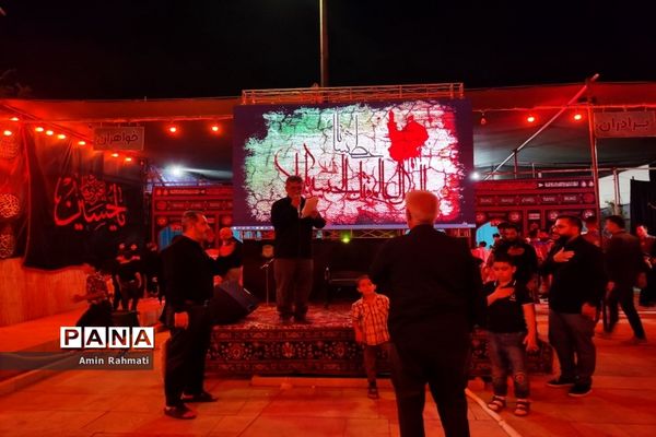 وداع با پیکر شهید دفاع مقدس در بوستان طاووسیه سعدی