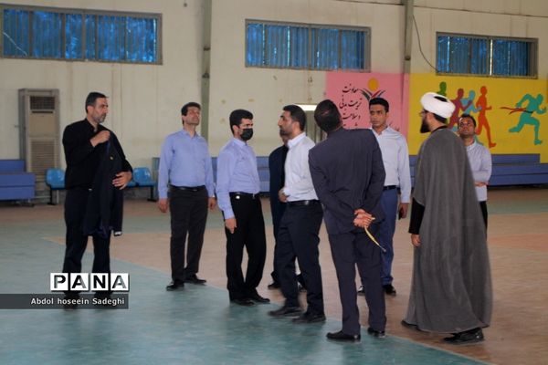 بازدید معاون تربیت‌بدنی و سلامت وزارت آموزش و پرورش از مجتمع  ورزشی زالی بوشهر