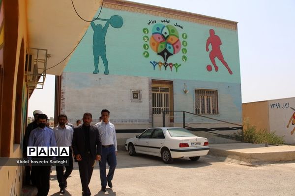 بازدید معاون تربیت‌بدنی و سلامت وزارت آموزش و پرورش از مجتمع  ورزشی زالی بوشهر