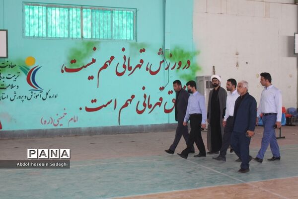 بازدید معاون تربیت‌بدنی و سلامت وزارت آموزش و پرورش از مجتمع  ورزشی زالی بوشهر