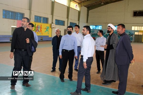 بازدید معاون تربیت‌بدنی و سلامت وزارت آموزش و پرورش از مجتمع  ورزشی زالی بوشهر