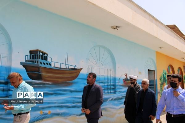 بازدید معاون تربیت‌بدنی و سلامت وزارت آموزش و پرورش از مجتمع  ورزشی زالی بوشهر