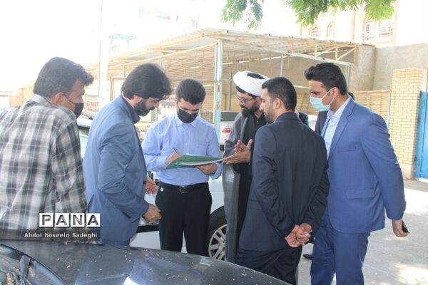 افتتاح زمین چمن دبیرستان دکتر شریعتی  بوشهر