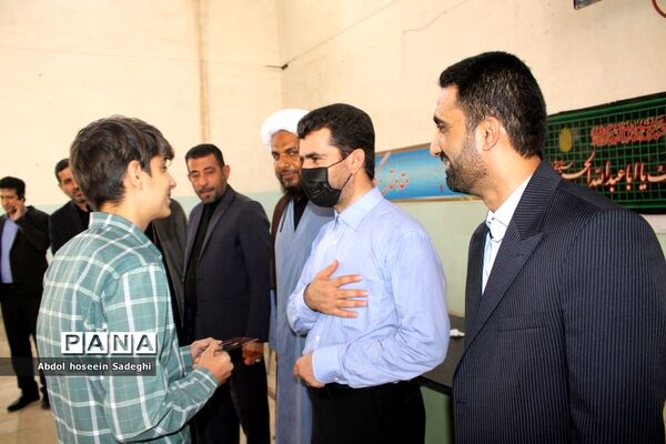 افتتاح زمین چمن دبیرستان دکتر شریعتی  بوشهر