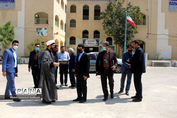 افتتاح زمین چمن دبیرستان دکتر شریعتی  بوشهر