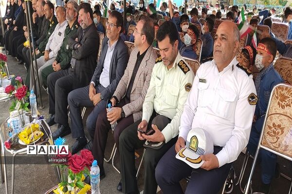 آیین نواختن زنگ مهر و زنگ ایثار و شهادت در منطقه کهریزک