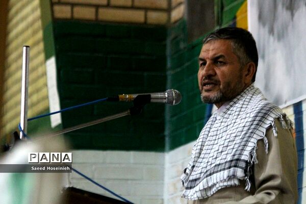صبحگاه مشترک فرهنگیان بسیجی قم در هفته دفاع مقدس-2