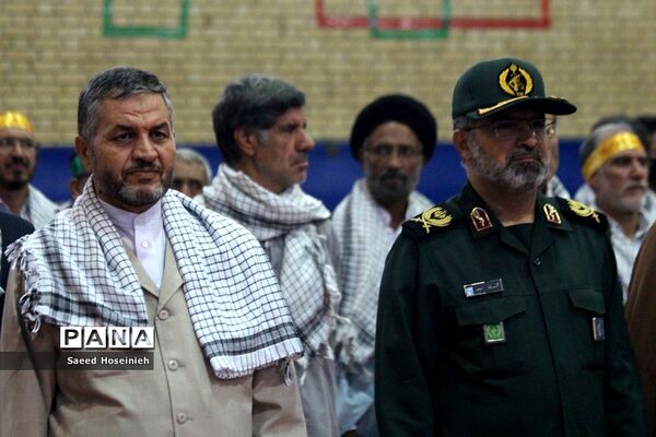 صبحگاه مشترک فرهنگیان بسیجی قم در هفته دفاع مقدس-2