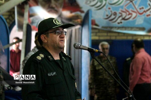 صبحگاه مشترک فرهنگیان بسیجی قم در هفته دفاع مقدس-2