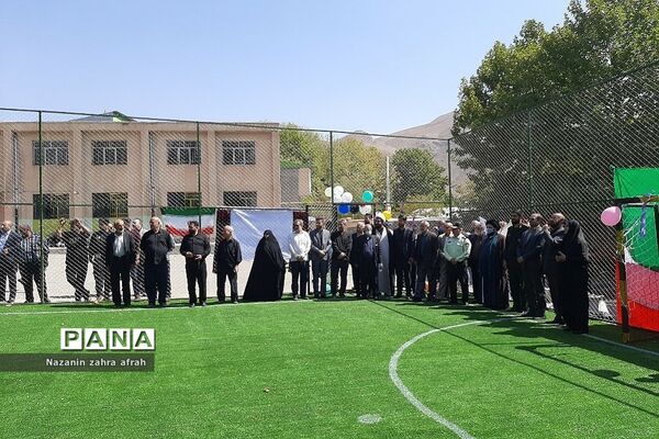 افتتاحیه زمین چمن شهید‌میریعقوبی روستای سادات محله رودهن