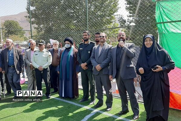 افتتاحیه زمین چمن شهید‌میریعقوبی روستای سادات محله رودهن