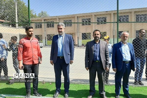 افتتاحیه زمین چمن شهید‌میریعقوبی روستای سادات محله رودهن