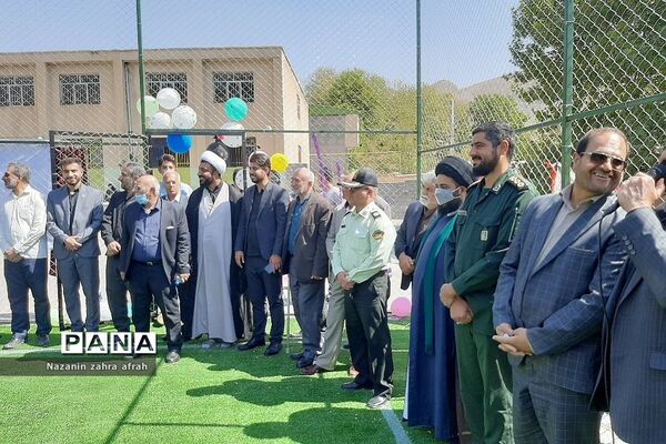 افتتاحیه زمین چمن شهید‌میریعقوبی روستای سادات محله رودهن