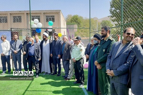 افتتاحیه زمین چمن شهید‌میریعقوبی روستای سادات محله رودهن