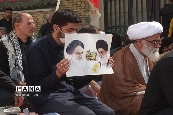 تجمع هیات مذهبی قم در اعتراض به اقدامات شوم هنجارشکنان