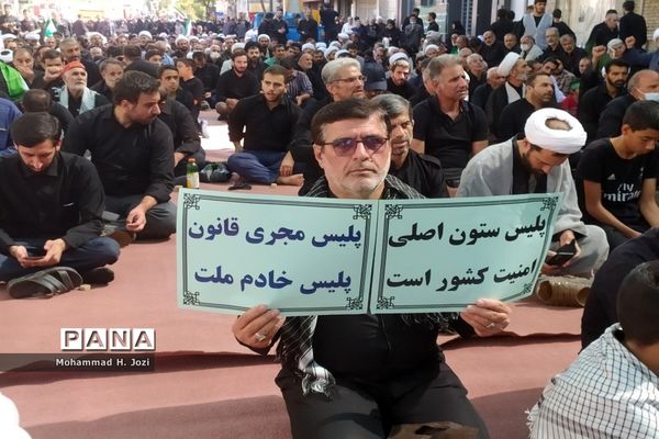 تجمع هیات مذهبی قم در اعتراض به اقدامات شوم هنجارشکنان