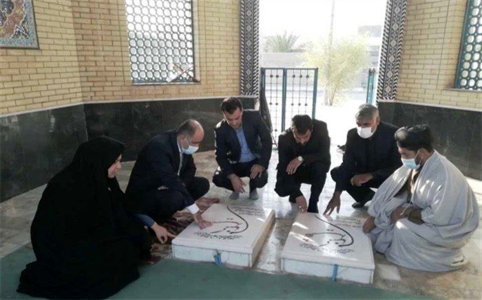 تجدید بیعت با آرمان‌های شهدا در روز بازگشایی مدارس در تنگستان