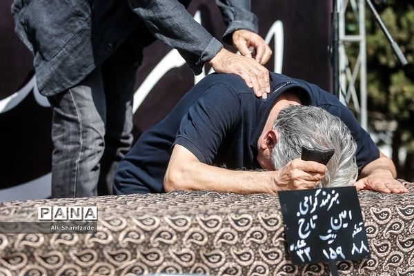 مراسم تشییع و خاکسپاری امین تارخ