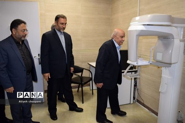 بهره‌برداری از دستگاه رادیولوژی بخش دندان‌پزشکی OPG در درمانگاه فرهنگیان منطقه ۱۴