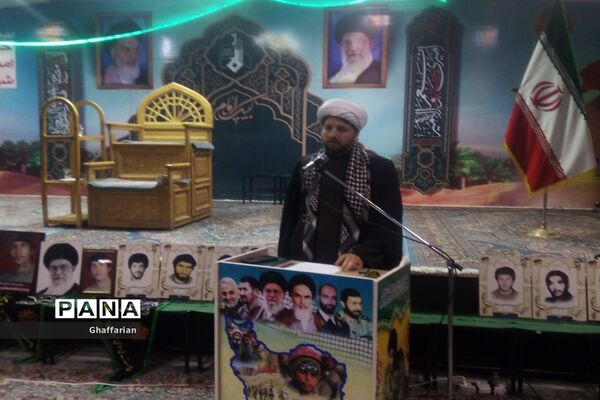 مراسم وداع با پیکر شهید مصطفی براتی