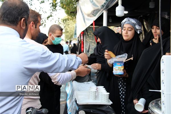 برگزاری موکب گام‌های عاشقی