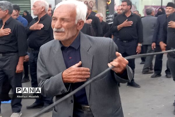 دسته‌های عزاداری مشهد در روز شهادت امام رضا(ع)