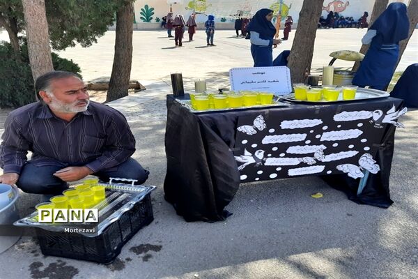 برپایی موکب دانش‌آموزی به‌مناسبت آخرین روز ماه صفر